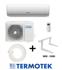 Climatizzatore 12000 BTU+ KIT RAME 3MT + STAFFA AIRPLUS C12 Inverter A++ PREDISPOSTO PER WIFI  R32