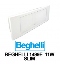 13 Lampade d'emergenza 1499E 11W Beghelli slim new stile in led 1h 8106/11 SE8 LI-FE