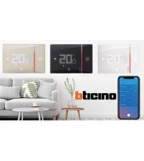 6PZ Termostati Connessi Bticino WIFI SMARTHER 2 ad incasso Sabbia 230V XM8002