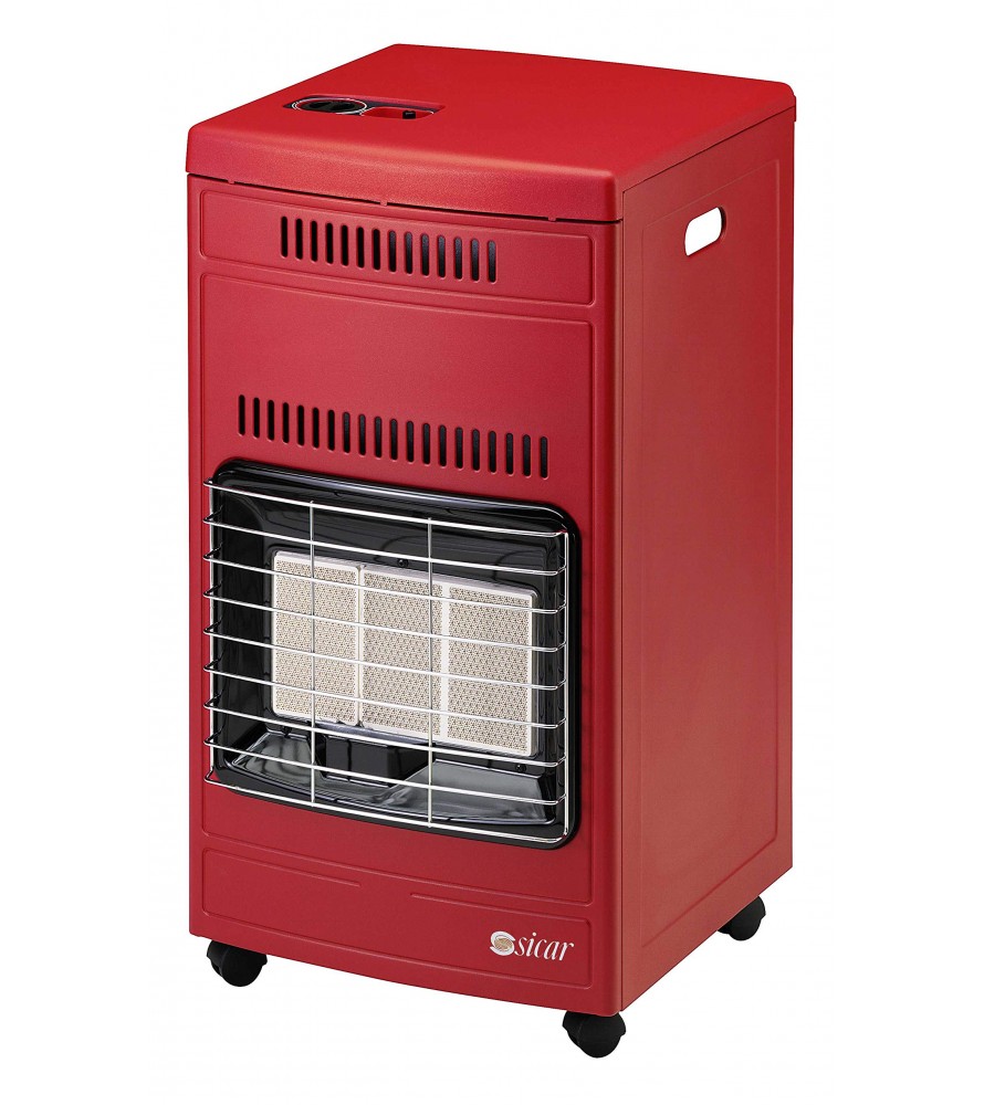 Stufa Infrarossi GPL modello SICAR Euro 90 4200W 3 Mattoni Rossa