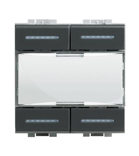 Living Light - Comando 4 ch con estetica - L4680KNX